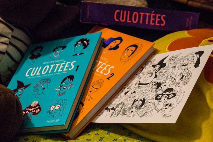 Le tome 1 et 2 des Culottées de Pénélope Bagieu, et son coffret