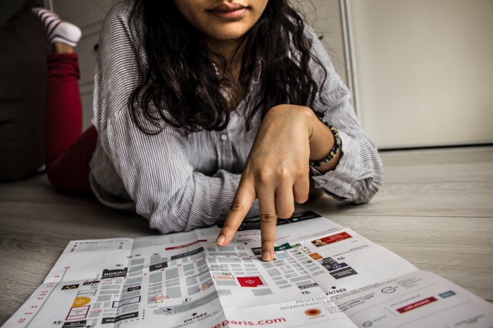 Le plan du salon du Livre (Livre Paris) © Chloé Andrianarisoa