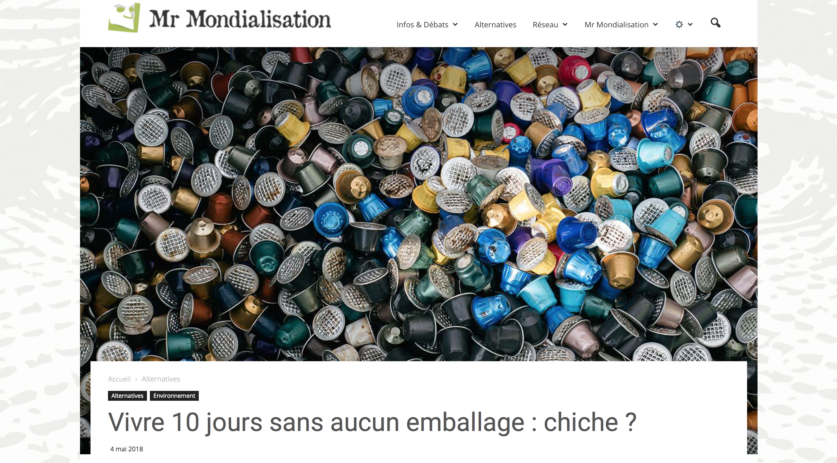 Capture d’écran Mr Mondialisation 