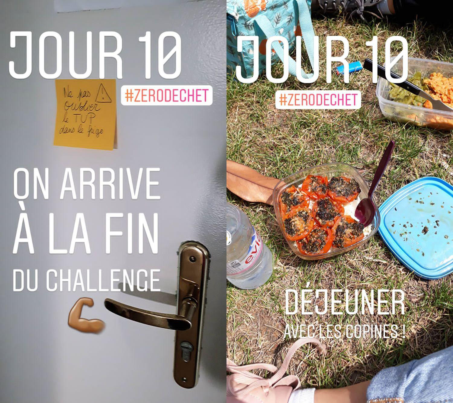 Story Instagram du jour 10 du zéro déchet