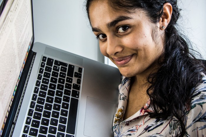 Moi et mon ordinateur © Chloé Andrianarisoa